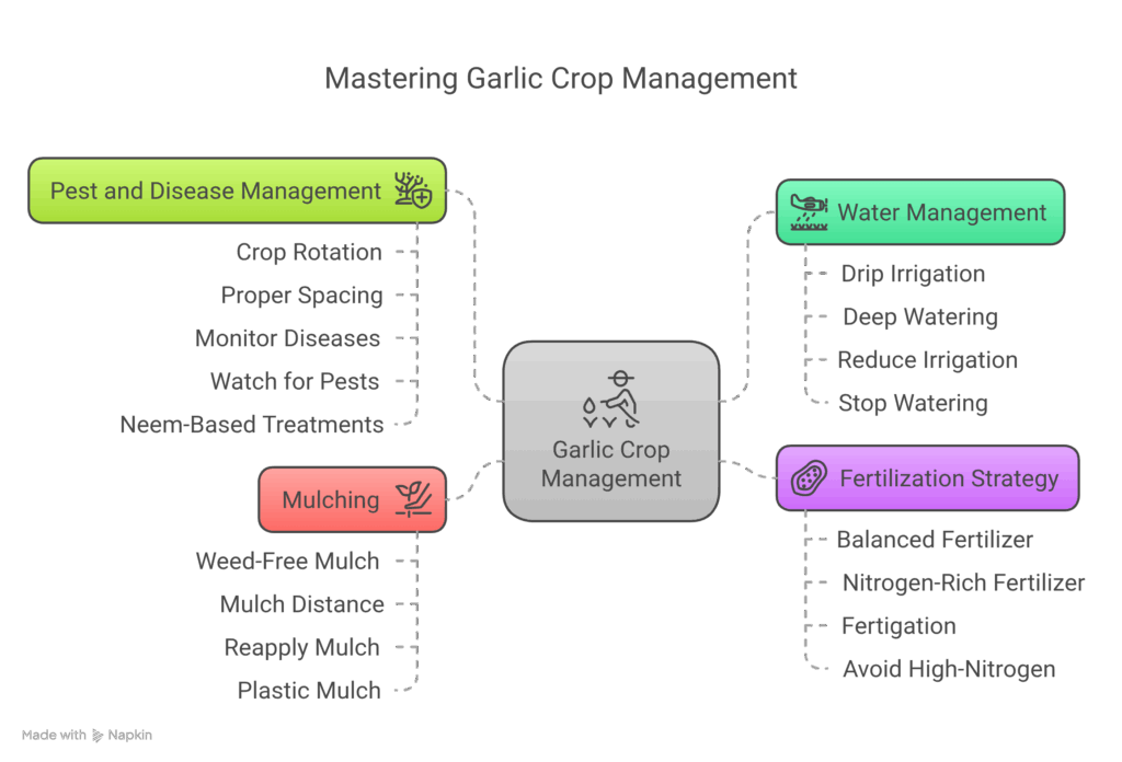 Mastering Crop Management_ Keeping Your Garlic Happy - visual selection